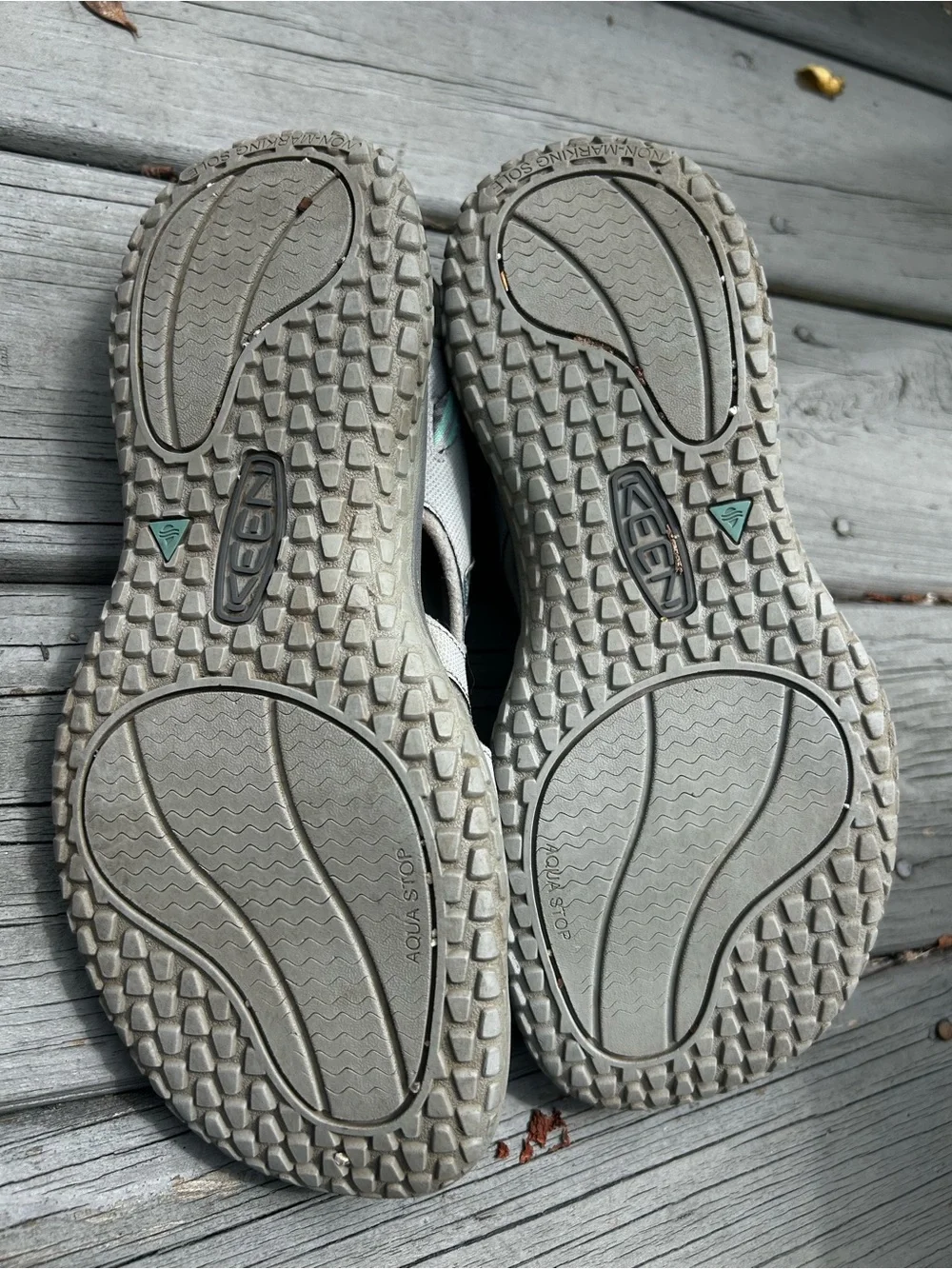 Keen Women's Gray and Teal Outdoor Sandals